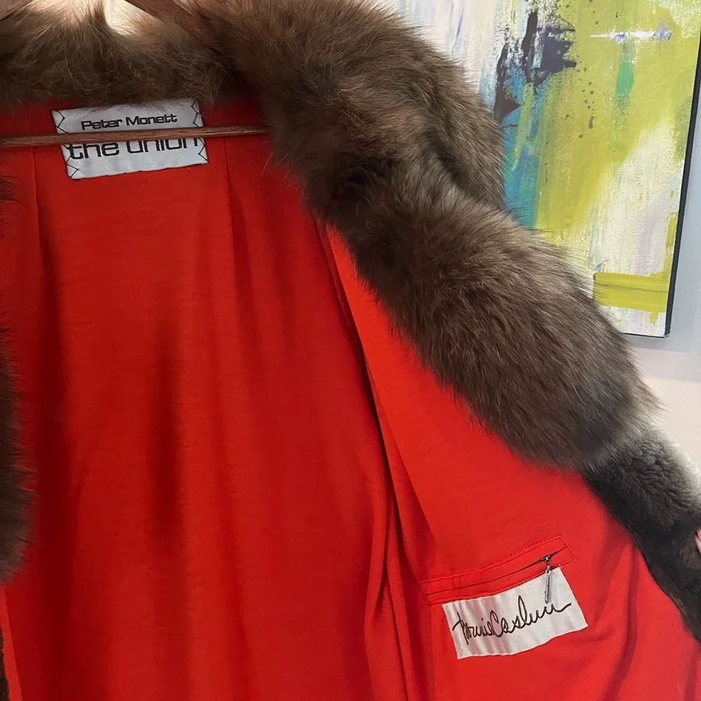 70’s Bonnie Cashin Fur Coat-READ DESCRIPTION - Picture 3 of 15